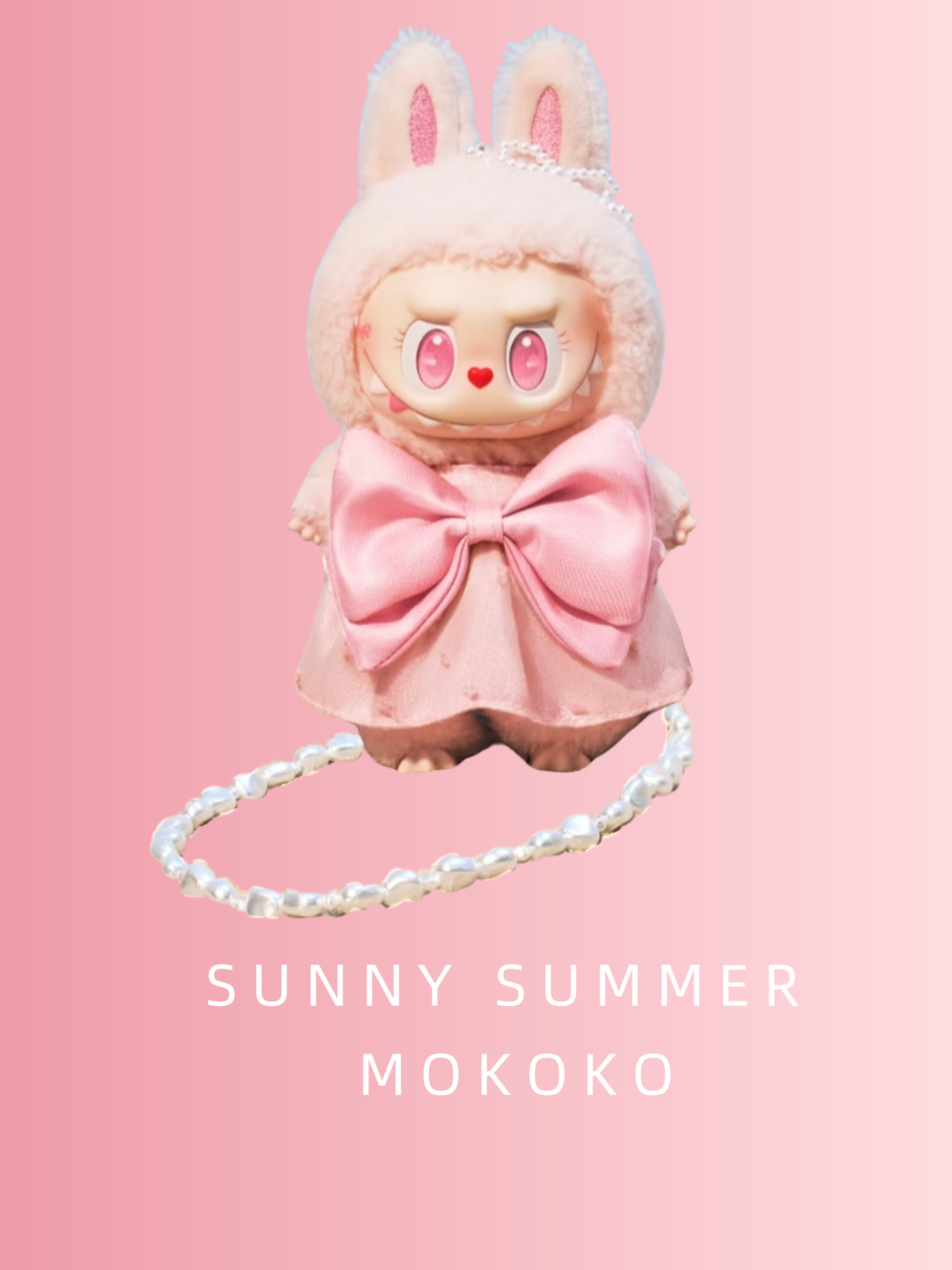 (Cat10098)Sunny Summer Mokoko  - Mokoko Vinyl Plush Pendant (pre-order)